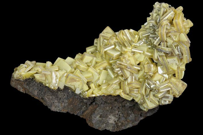 Sandwich Wulfenite Crystal Cluster - Ojuela Mine, Mexico #103493